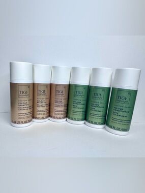 TIGI Custom Care Colour Shampoo & Volume Conditioner - 3 of Each NEW